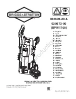 Предварительный просмотр 1 страницы Briggs & Stratton 020628-00 Manual