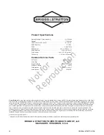 Preview for 20 page of Briggs & Stratton 030641-00 Operator'S Manual