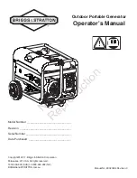 Briggs & Stratton 030694-00 Operator'S Manual preview