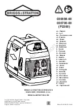 Предварительный просмотр 3 страницы Briggs & Stratton 030698 Manual