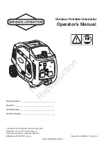 Preview for 1 page of Briggs & Stratton 030802 Operator'S Manual