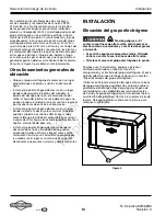 Preview for 62 page of Briggs & Stratton 040661 Installation And Operation Manual