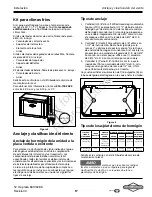 Preview for 63 page of Briggs & Stratton 040661 Installation And Operation Manual