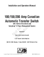 Preview for 1 page of Briggs & Stratton 071132 Installation And Operator'S Manual