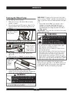 Предварительный просмотр 10 страницы Briggs & Stratton 073004 WP15-225 Operator'S Manual