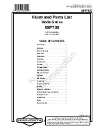 Briggs & Stratton 09P700 Series Illustrated Parts List preview