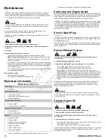 Preview for 10 page of Briggs & Stratton 100800 Operator'S Manual