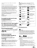 Preview for 43 page of Briggs & Stratton 100800 Operator'S Manual