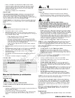 Preview for 78 page of Briggs & Stratton 100800 Operator'S Manual