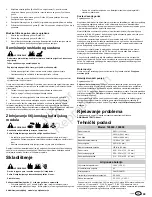 Preview for 109 page of Briggs & Stratton 100800 Operator'S Manual