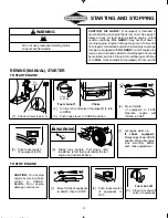 Предварительный просмотр 9 страницы Briggs & Stratton 110400 Operating & Maintenance Instructions