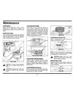 Preview for 8 page of Briggs & Stratton 110700 Operating And Maintenance Instructions Manual