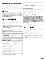 Preview for 13 page of Briggs & Stratton 150000 HORIZONTAL SERIES Operator'S Manual