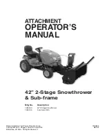 Briggs & Stratton 1695360 Operator'S Manual preview