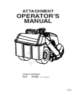 Briggs & Stratton 1695710 Attachment Operator'S Manual preview