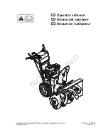 Preview for 1 page of Briggs & Stratton 1696563 Operator'S Manual