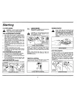 Preview for 4 page of Briggs & Stratton 170700 Series Operating And Maintenance Instructions Manual