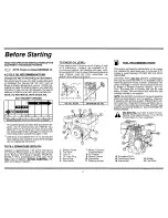 Предварительный просмотр 3 страницы Briggs & Stratton 171400 Series Operating And Maintenance Instructions Manual