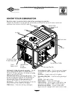 Preview for 6 page of Briggs & Stratton 190477GS Owner'S Manual