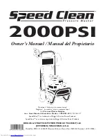 Предварительный просмотр 1 страницы Briggs & Stratton 2000 PSI Owner'S Manual