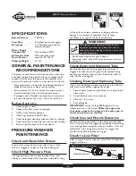 Preview for 12 page of Briggs & Stratton 20221 Owner'S Manual