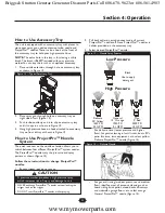 Предварительный просмотр 11 страницы Briggs & Stratton 20228 User Manual