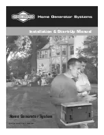 Preview for 1 page of Briggs & Stratton 202826GS Installation And Start-Up Manual