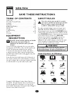 Preview for 2 page of Briggs & Stratton 20288 Operator'S Manual