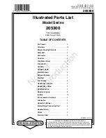 Briggs & Stratton 205300 Series Illustrated Parts List preview