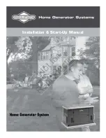 Briggs & Stratton 20KW Home Generator System Installation & Start-Up Manual preview