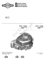 Briggs & Stratton 210000 Power Built Intek Operator'S Manual preview