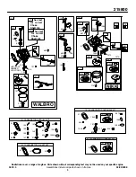 Предварительный просмотр 5 страницы Briggs & Stratton 215800 Series Illustrated Parts List