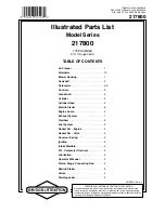 Briggs & Stratton 217800 Series Illustrated Parts List preview