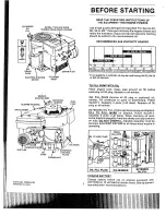 Preview for 2 page of Briggs & Stratton 220700 Series Operating And Maintenance Instruction Manual