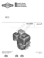 Preview for 1 page of Briggs & Stratton 250000 Series Operator'S Manual