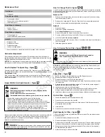 Preview for 8 page of Briggs & Stratton 250000 Series Operator'S Manual