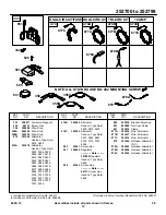 Preview for 13 page of Briggs & Stratton 252700 Parts List