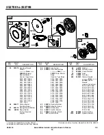 Preview for 14 page of Briggs & Stratton 252700 Parts List