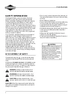 Preview for 2 page of Briggs & Stratton 276535 Repair Manual