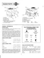 Preview for 5 page of Briggs & Stratton 285700 Series Operating And Maintenance Instruction Manual