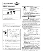 Preview for 13 page of Briggs & Stratton 285700 Series Operating And Maintenance Instruction Manual