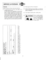 Preview for 15 page of Briggs & Stratton 285700 Series Operating And Maintenance Instruction Manual