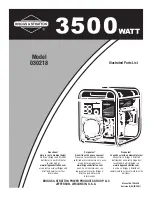 Preview for 1 page of Briggs & Stratton 30218 Illustrated Parts List