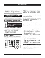 Preview for 36 page of Briggs & Stratton 30219 Operator'S Manual