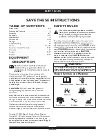 Preview for 2 page of Briggs & Stratton 30236 Operator'S Manual