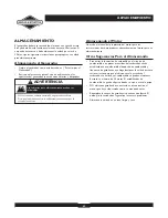 Preview for 42 page of Briggs & Stratton 30238 Owner'S Manual