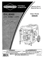 Briggs & Stratton 30244 Operator'S Manual preview