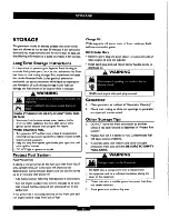 Preview for 22 page of Briggs & Stratton 30244 Operator'S Manual