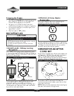 Preview for 10 page of Briggs & Stratton 30246 User Manual