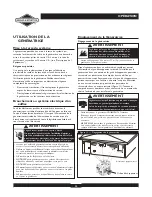 Preview for 22 page of Briggs & Stratton 30246 User Manual